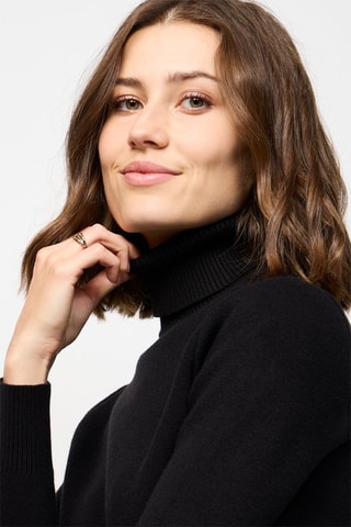 Maglia in misto cashmere - Nero