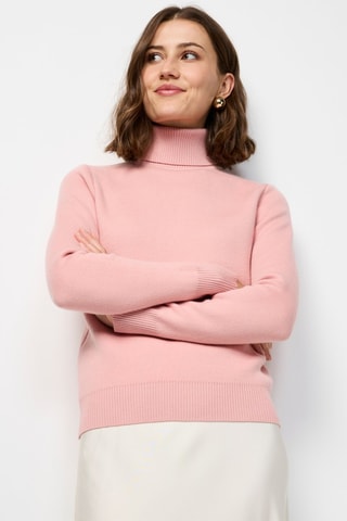 Maglia in misto cashmere - Rosa