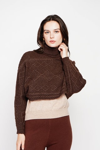 Pull court - Marron