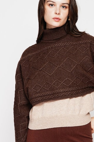 Pull court - Marron