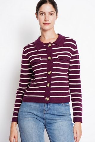 Cardigan - Bordeaux