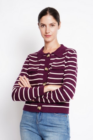 Cardigan - Bordeaux