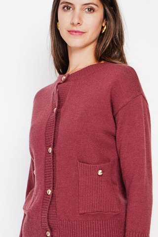 Cardigan - Bordeaux