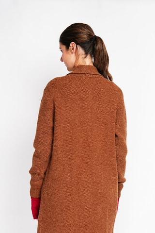 Cardigan lungo - Marrone