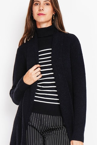 Cardigan lungo - Nero