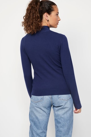 Cardigan in cashmere - Navy