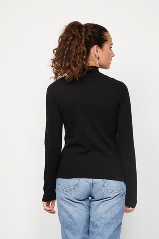 Cardigan in cashmere - Nero