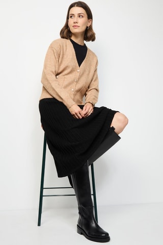 Cardigan - Cammello melange