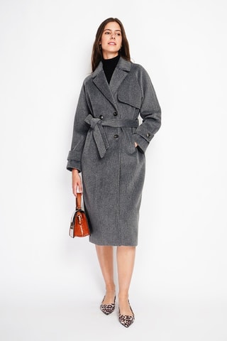 Cappotto in lana - Grigio