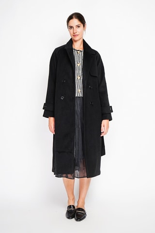 Cappotto in lana - Nero