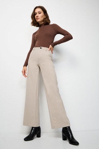 Body in seta - Marrone