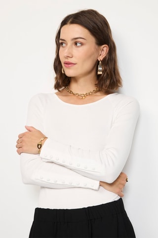 Body in seta - Bianco