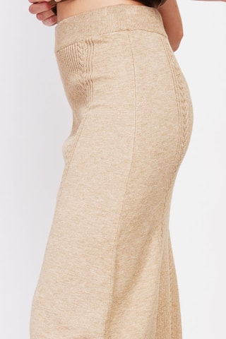 Jupe midi - Beige