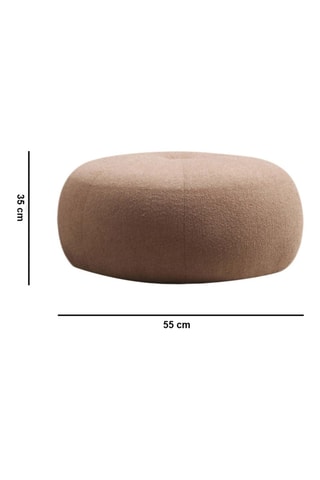 Pouf Tina Marron clair