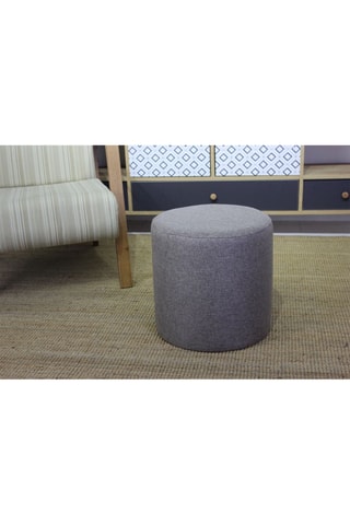 Pouf Silindir - Polyester et coton