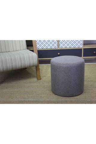 Pouf Silindir - Polyester et coton