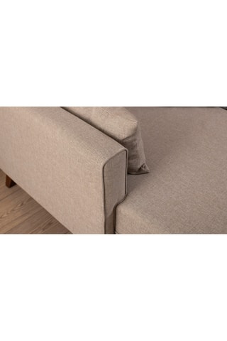 Canapé d'angle gauche convertible Bella Corner Taupe