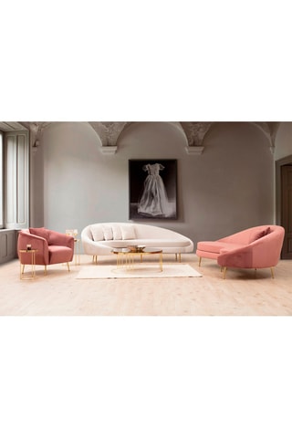 Canapé Eses - Beige - 3 places