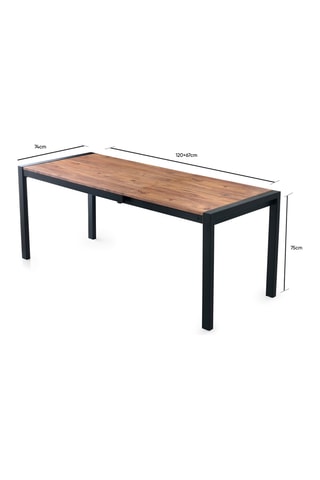 Table à manger extensible - 120 à 187 cm
