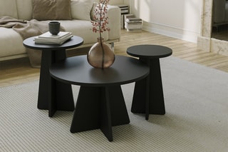 3 tables gigognes  - 60 x 40 x 60 / 40 x 50 x 40 / 30 x 45 x 30 cm