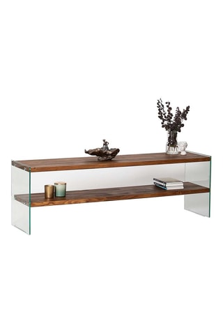 Meuble TV Aqua TV  - Structure en bois massif - 140 x 45 x 35  cm