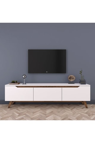 Meuble TV 3 abattants - 48,6 x 180 x 35 cm