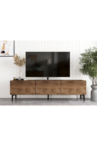 Meuble TV 3 abattants Felix - 160 x 44,1 x 31,4 cm
