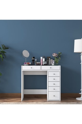 Coiffeuse 7 tiroirs BJ107 - 90 x 79,8 x 44,5 cm