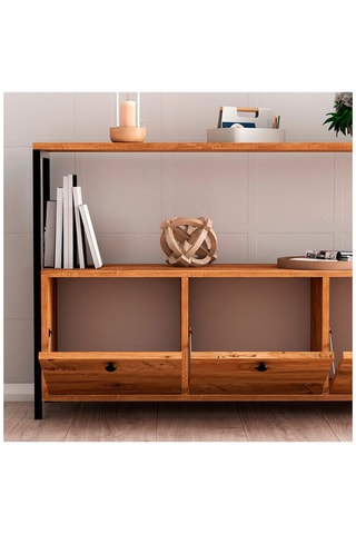 Buffet 3 abattants Nero  - 120 x 75 x 30 cm