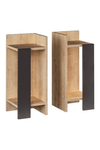 2 tables de chevet - 25 x 60 x 27 cm