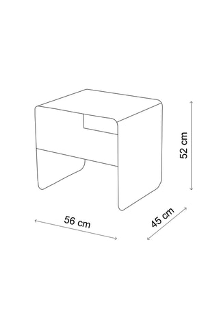 Table d’appoint - 56 x 52 x 45 cm
