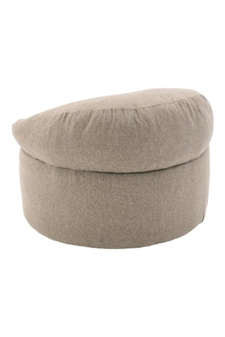 Fauteuil en bois - Marron chiné - En polyester