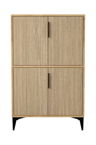 Armoire 4 portes - 72 x 114 x 36,5 cm