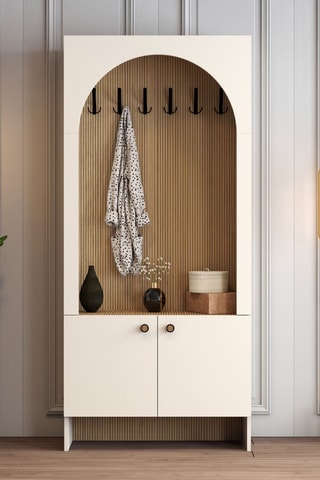 Meuble d’entrée - 2 portes - 200,6 x 90 x 37 cm