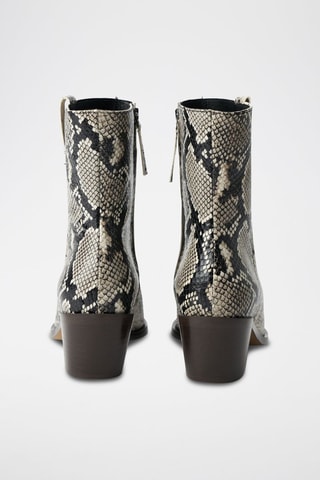 Bottines - Beige et noir