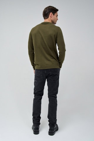 Pull regular - Vert kaki