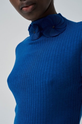 Pull slim - Bleu