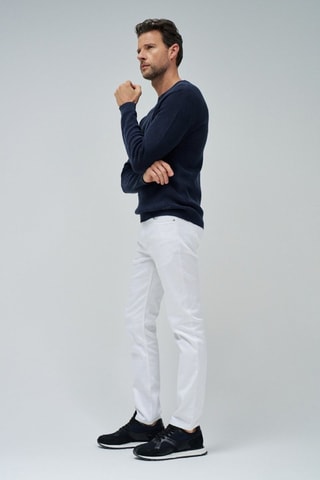 Pull regular - Bleu marine