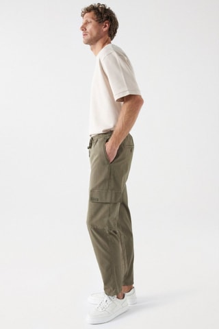 Pantalon cargo - Vert