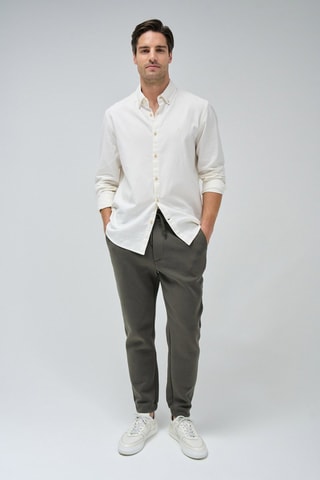 Pantalon regular - Gris foncé