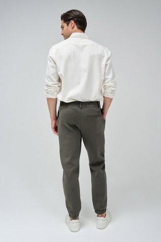 Pantalon regular - Gris foncé