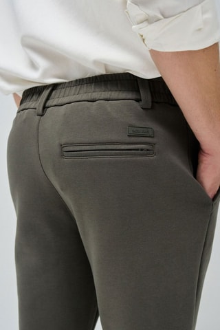 Pantalon regular - Gris foncé