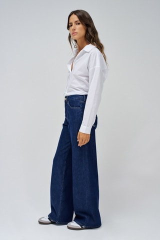 Jean wide legs - Bleu foncé