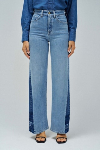 Jean wide legs - Bleu
