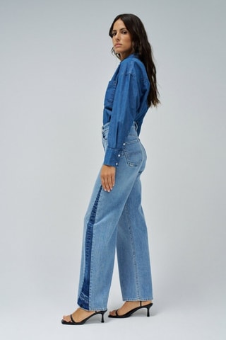 Jean wide legs - Bleu