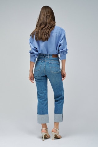 Jean taille haute - Bleu