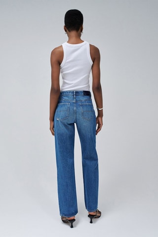 Jean wide legs - Bleu moyen