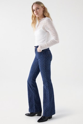 Jean push up - Bleu marine