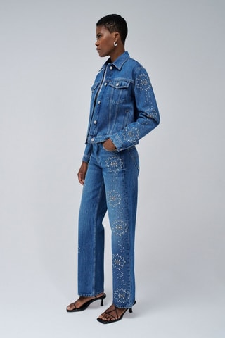 Veste en jean - Bleu