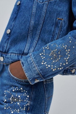 Veste en jean - Bleu